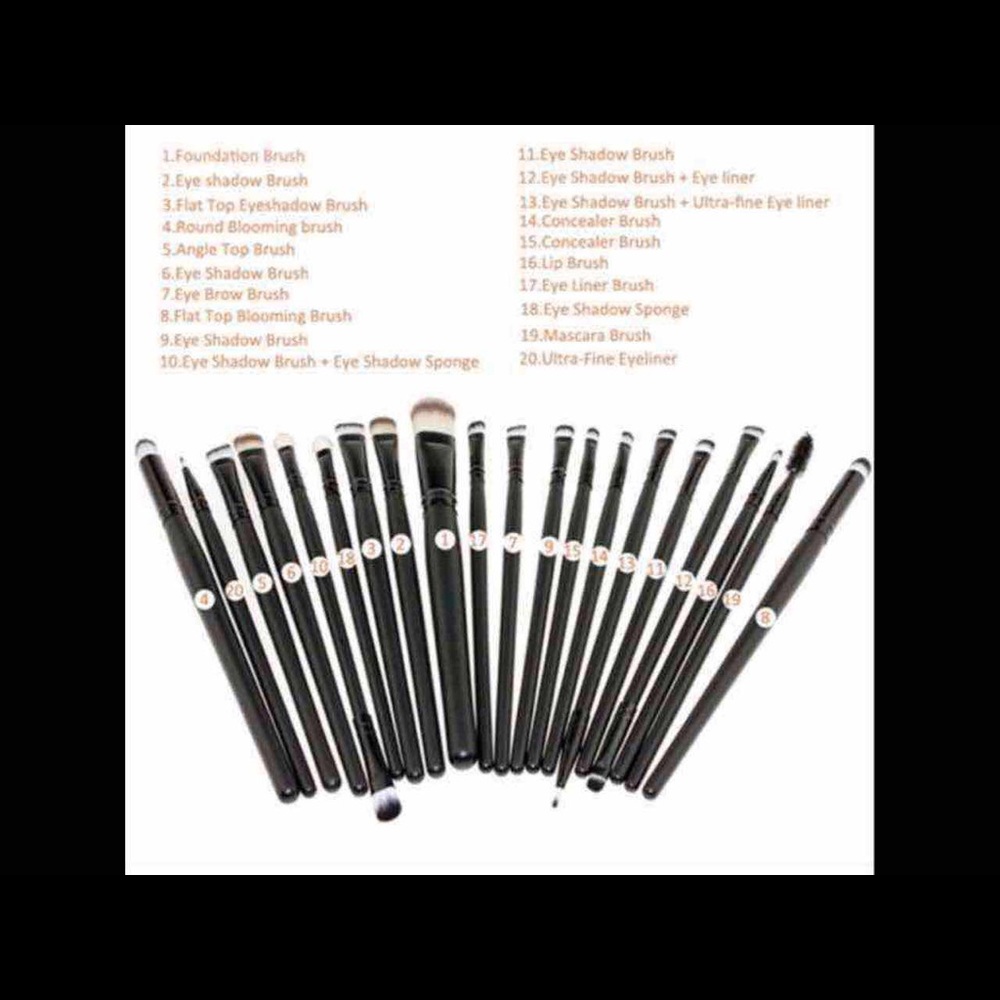 New 20pcs Brush+15Colors Eyeshades Palette - Picture 3 of 3